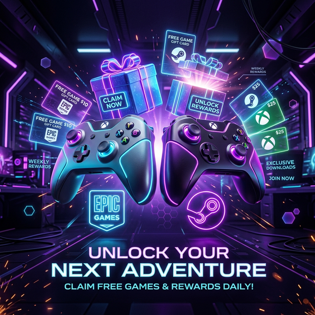 Top 3 Gaming Platforms for Free Giveaways Banner